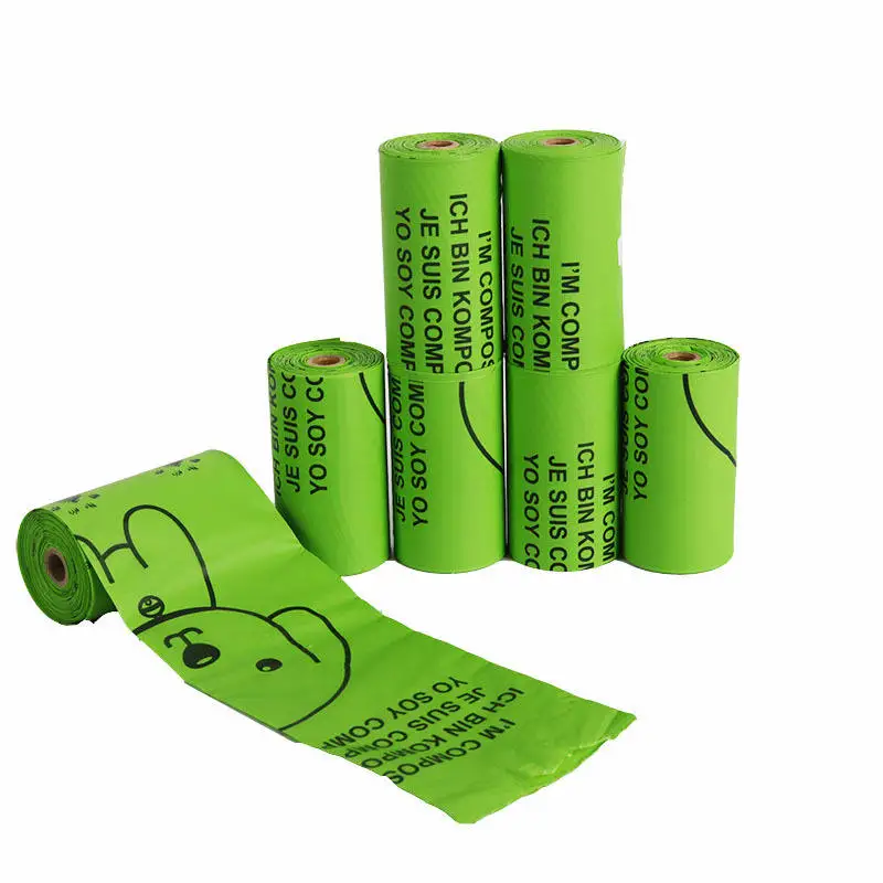 new products 100% biodegradable plastic waste dog poop bags