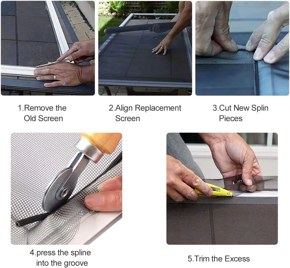 Wholesale Fiberglass Window Mesh Screen Mosquito Net Fiberglass Insect Screen