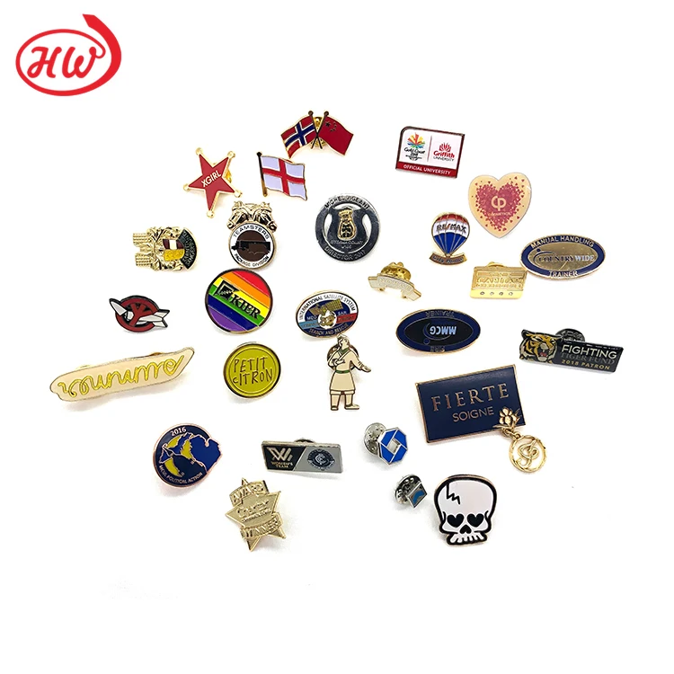 Factory Personalized Sakura Metal Pin Soft Enamel Flower Lapel Pins Custom Brooch Hat Pins For Souvenir