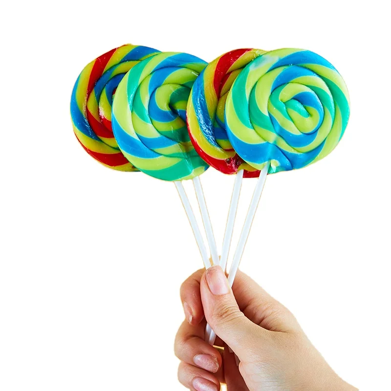 Lollipops Candy Lollipop Sweet Fruity Flavor Hard Free Cool Dry Place. Avoid Sunshine Bag Packaging Multi-colored from CN Normal