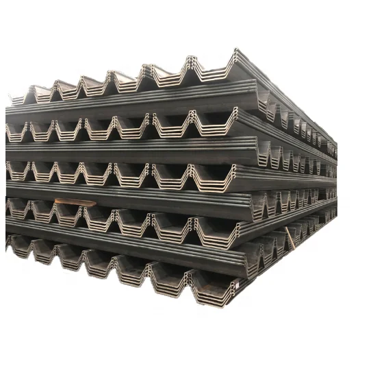 Профиль типа Az13 длиной 12 метров, U-образные горячекатаные Стальные сваи