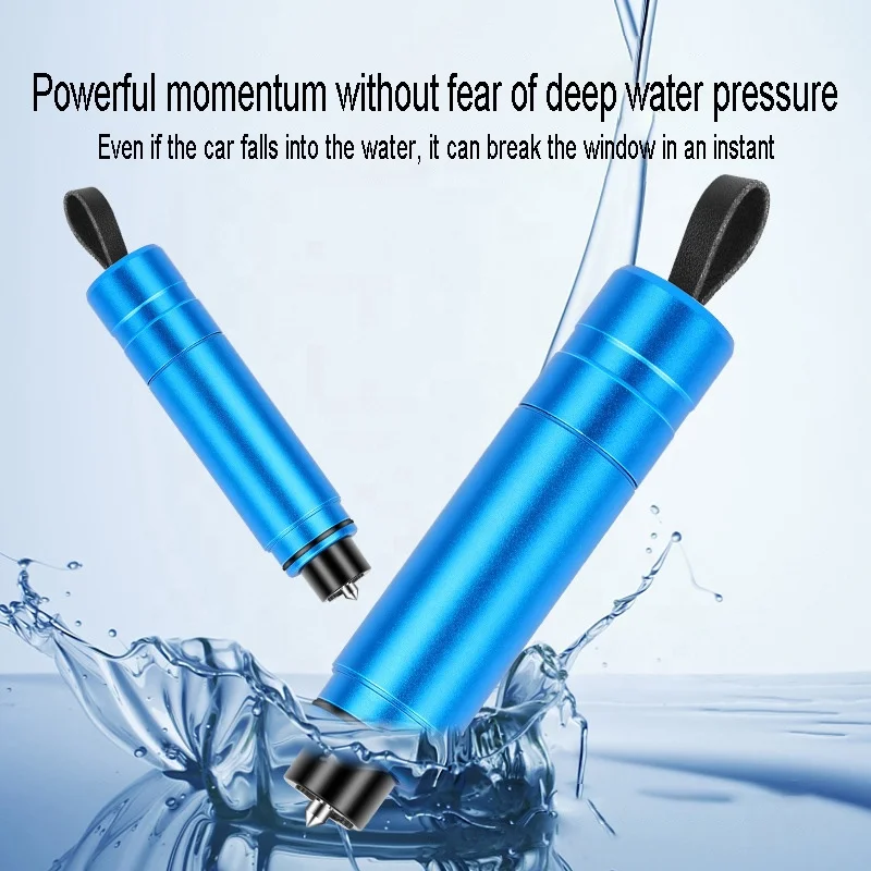 Car window breaker Portable window cone lifesaving pressing self-rescue escape device