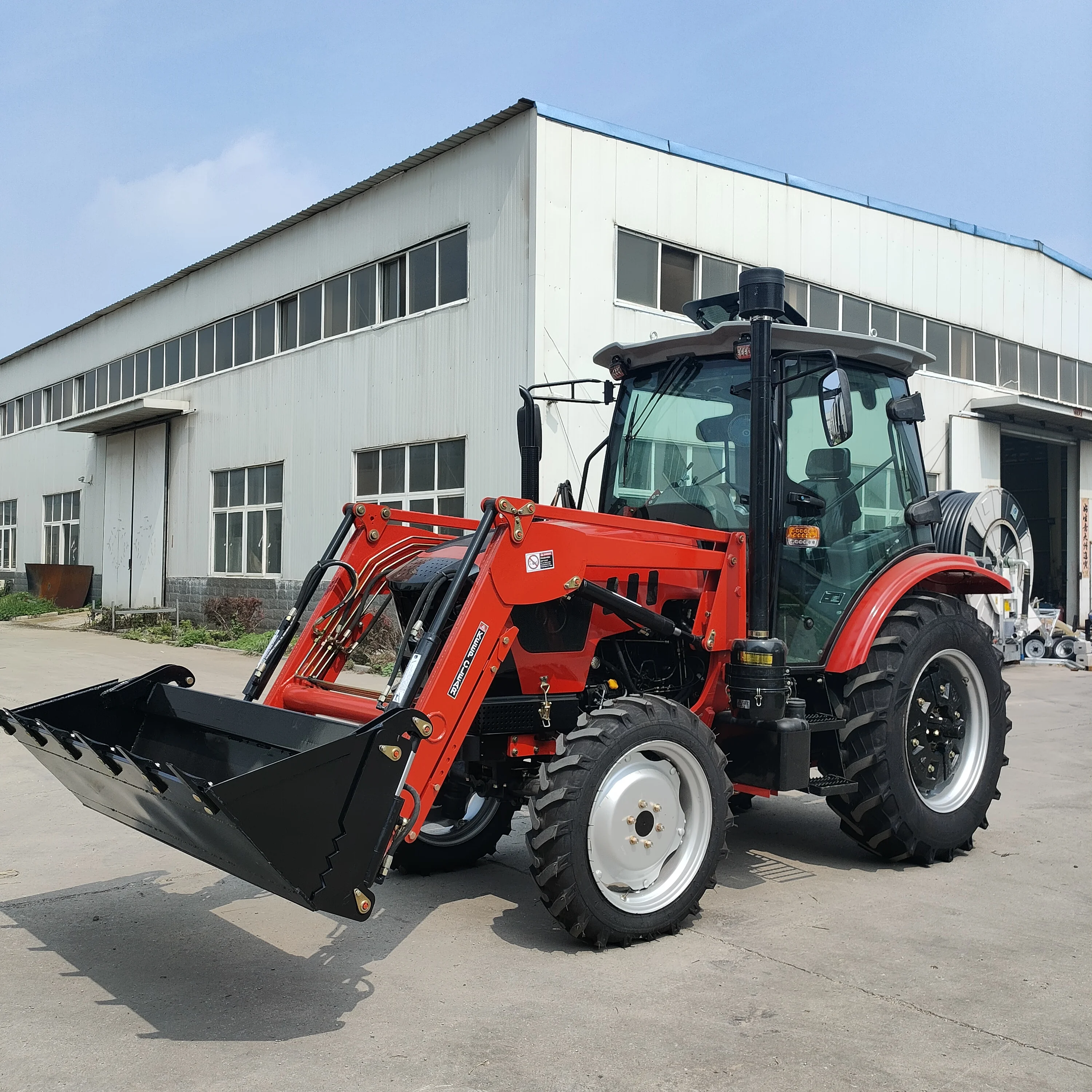 4x4 50hp Fan Cabin Farm Tractor Agricola diesel Engine Traktor Hydraulic System Trator
