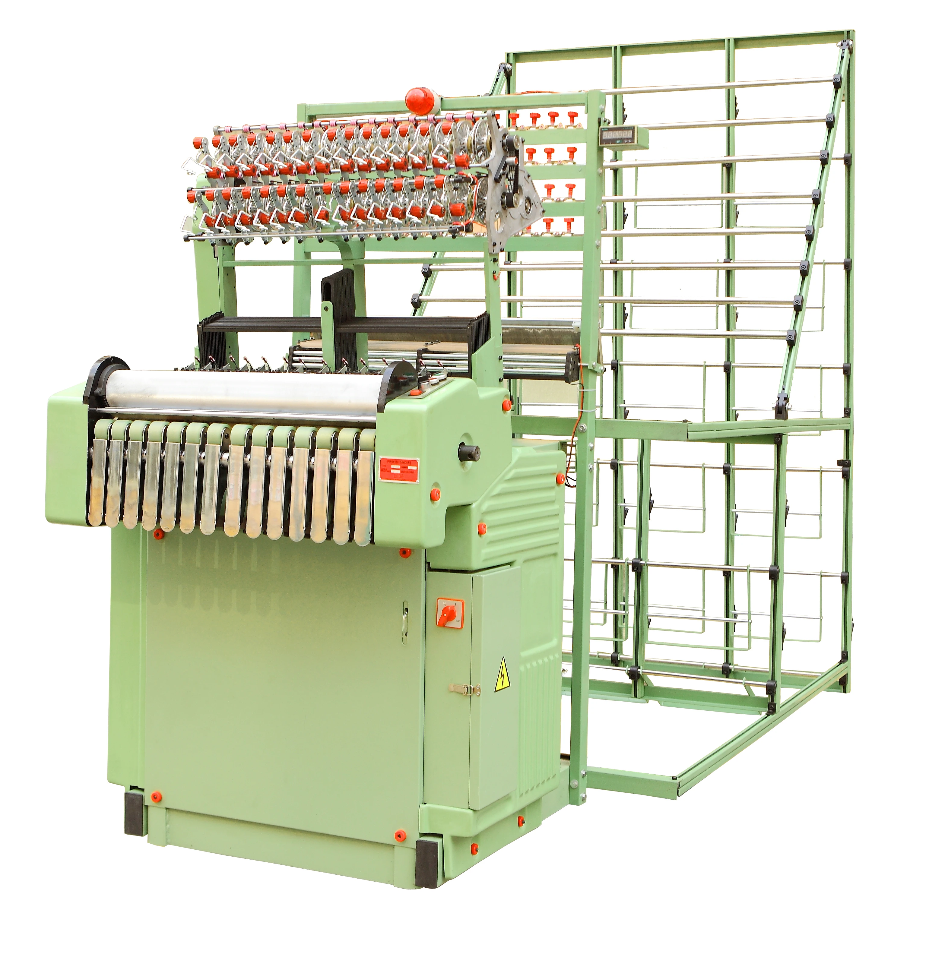 Zhengtai Model 8/30 10/30 12/25 14/20 Narrow Fabric Weaving Machinery Elastic Or Inelastic Double Layer Needle Loom