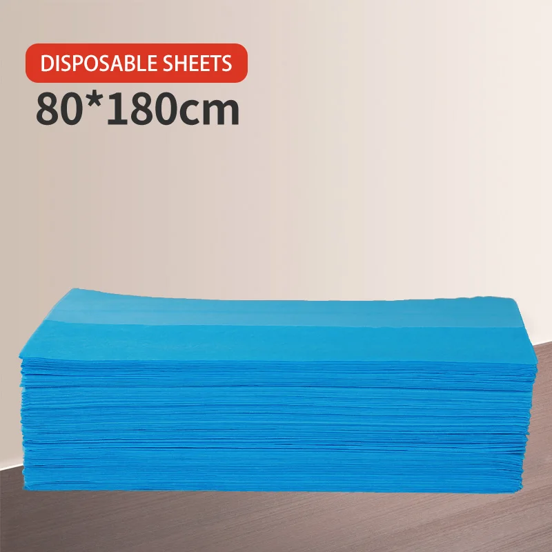 80*180cm factory custom non woven disposable bed sheet