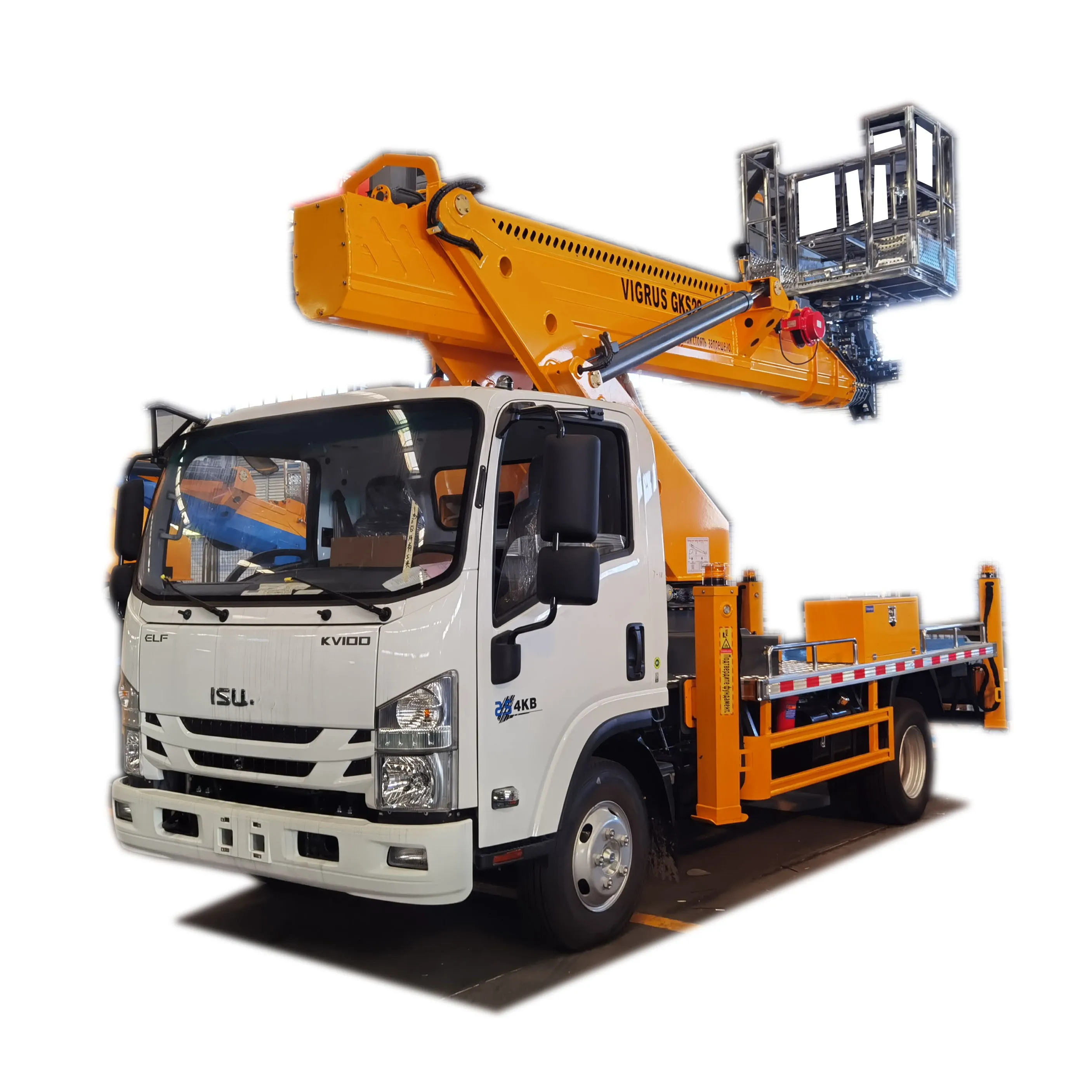 Japanese 21m 22m aerial platform truck 28m Japan bucket aerial truck sale in Russia