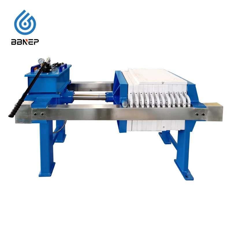Solid-liquid Separation Oil Wastewater Sludge Small Manual Press Factory Filter Manual Jack Filter Press