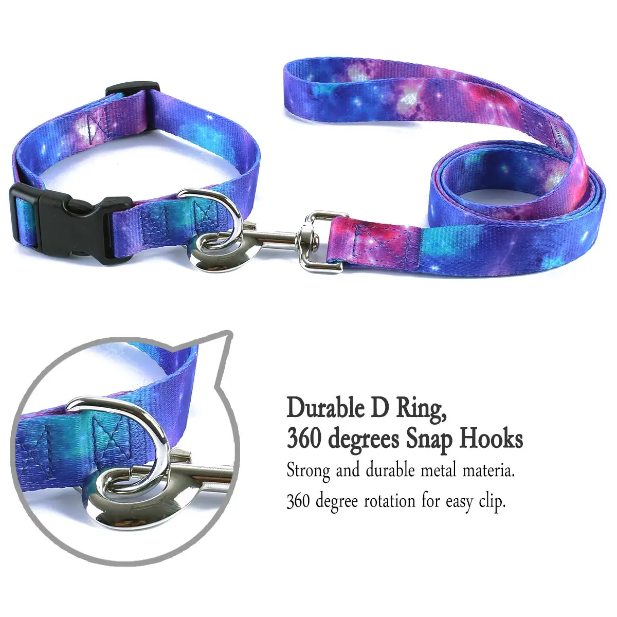 Custom Private Label Dog Collar and Leash Set Designer Fashion Pet Dog Collar and dog leash