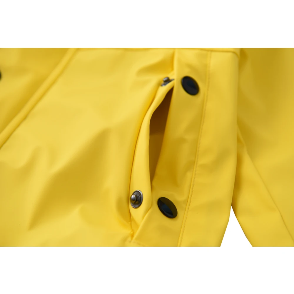 Girls Waterproof Hooded Jackets Cotton Lined Rain Jackets Children Outwear Jacket Raincoat Manufacturer