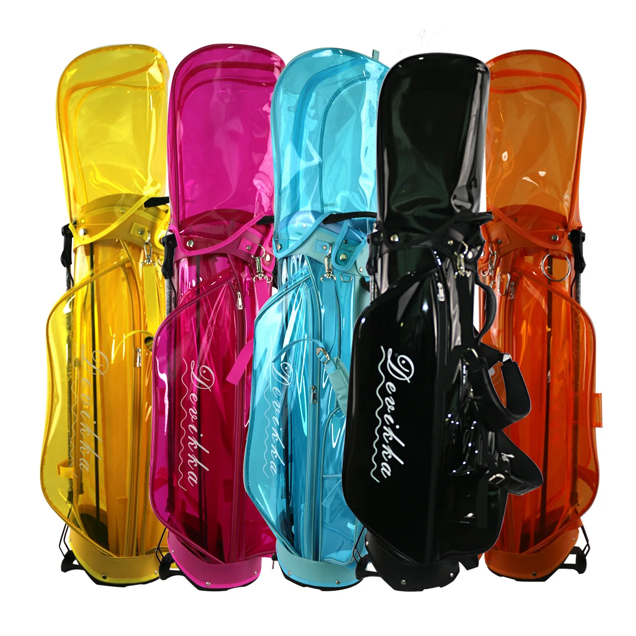 Korean version transparent Golf Stand Bag for Men and Women