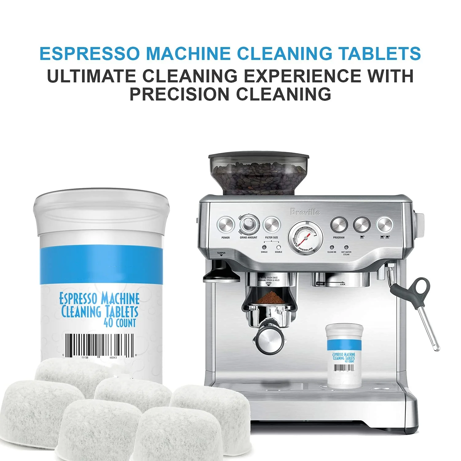Machine Cleaner Tablets And 6 Filters For Breville Machines Cleaning Tablets & Replacement Water Filters