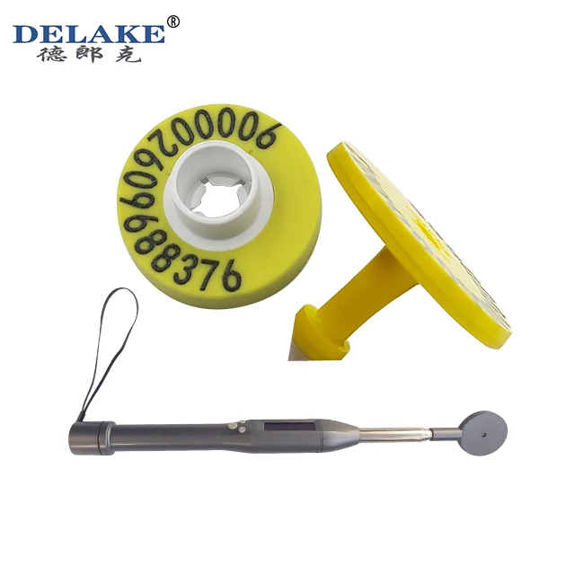 Сельскохозяйственное сельскохозяйственное оборудование многоразовая идентификационная бирка для домашнего скота 25 мм смарт-бирка ушей крупного рогатого