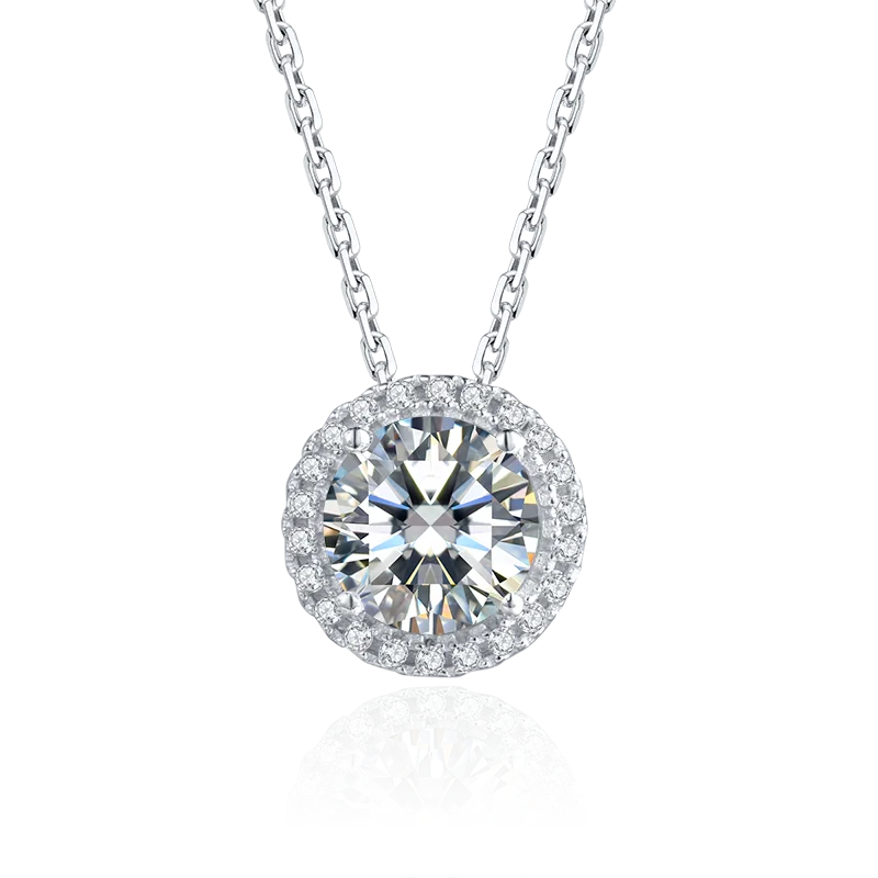 Jewelry Manufacturer China Sterling Silver 925 Jewellery Set Moissanite Earing And Necklace Set Jewelry
