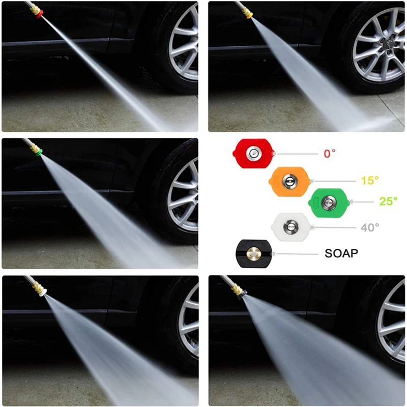 High pressure short gun 5000 psi with nozzle kits for high pressure washer good quality with all kinds of inlet thread