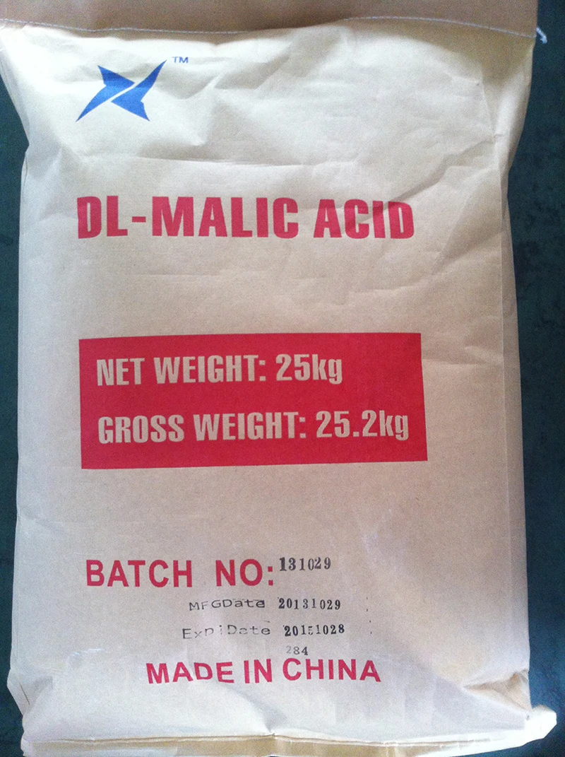 Dl-malic Acid CAS 617-48-1 Fast Delivery DL-malic Acid with Competitive Price 99% Food grade 99% with high quality