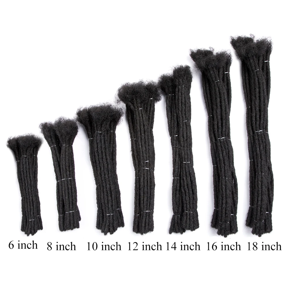 ML Wholesale real hair dreadlocks 0.6cm hand hook human hair dreadlocks wig extension tool