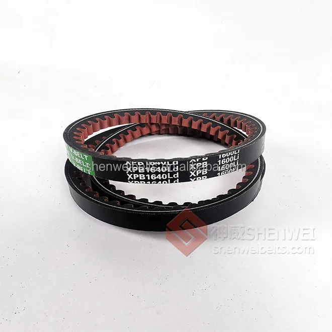 KAIFENG SHENWEI Wholesale factory price AVX XPZ XPA XPB Cogged Cut Raw edge v belt 10 X 750 La for agriculture and industrial