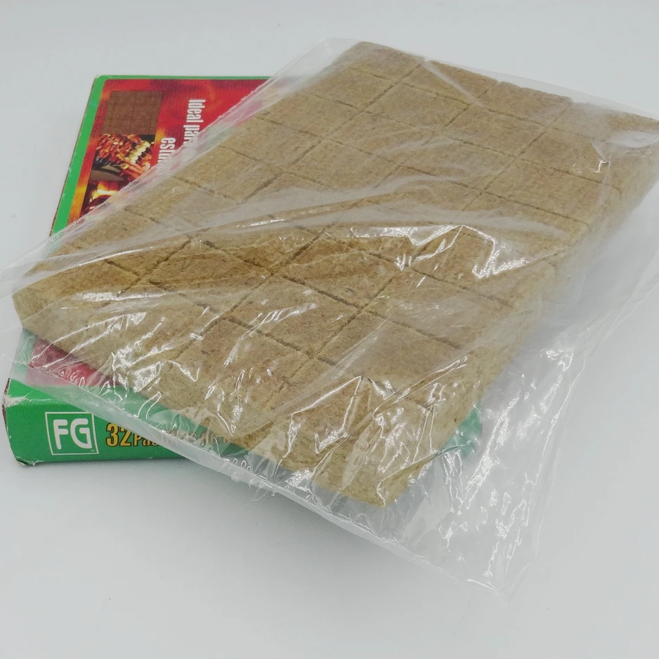 Instant Light Sawdust Paraffin Wax Wood BBQ Camping Fire Starter Cubes