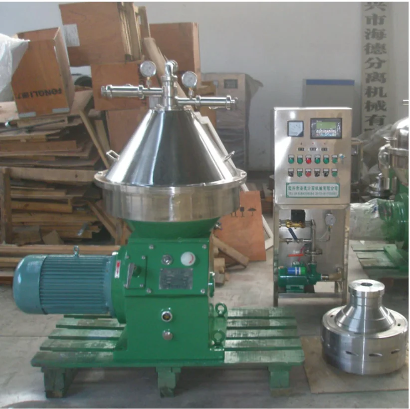 
NRSDH30 dairy milk cream disc centrifuge separator with self-cleaning bowl 