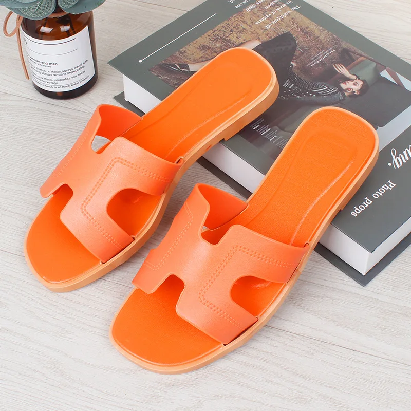 Wholesale New Innovations H typeBeach Sandals Outdoor Hot Sandals Ladies Flat Casual Fashion Footwear Women Slippers
