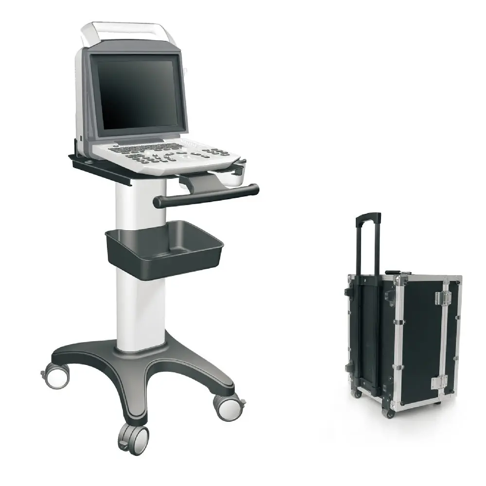 MY-A005A-1 full touch screen mindray trolley color ultrasound 3d machine with portable ultrasound trolley