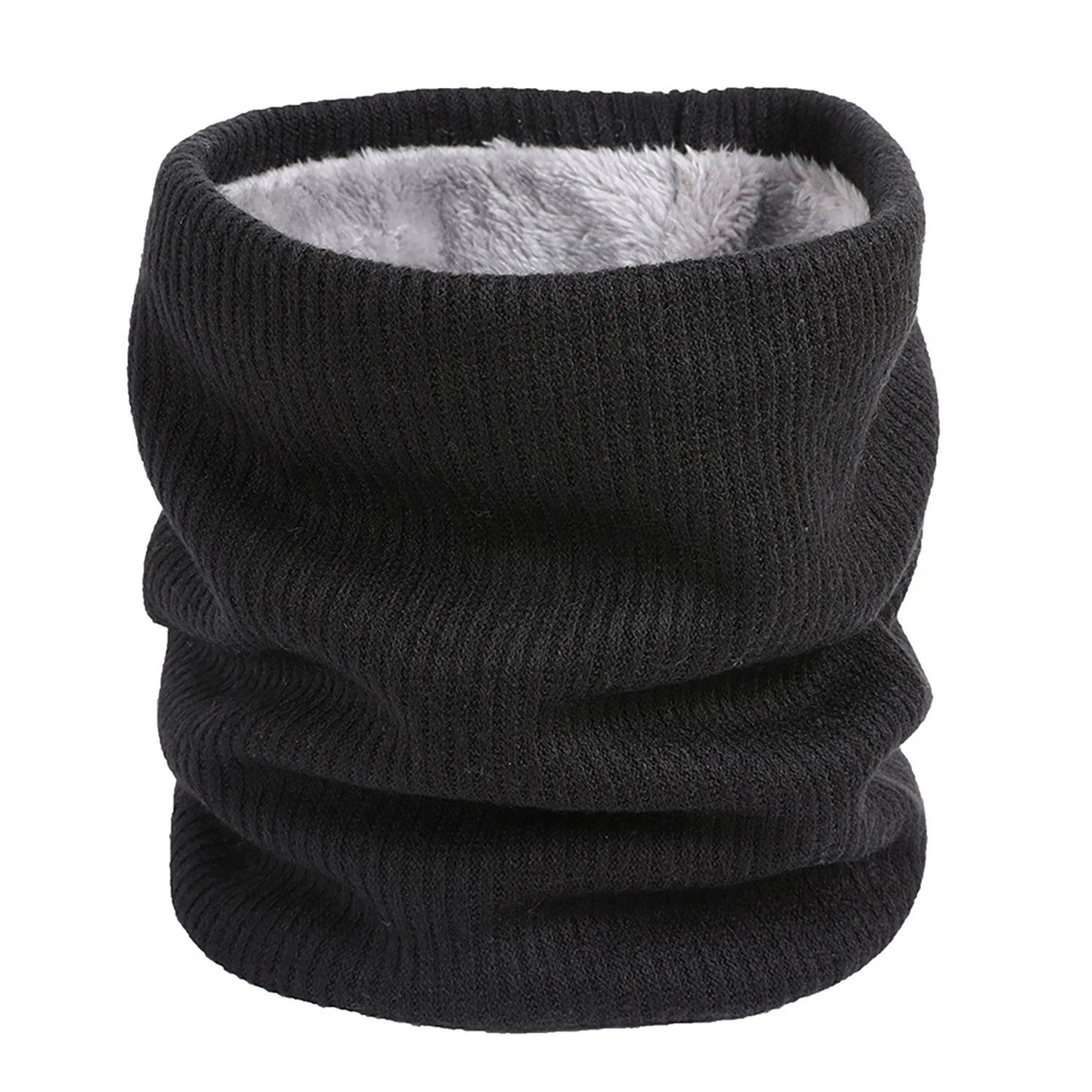 Custom Winter Men Women Scarves Cold Weather Face Cover Double Layer Polar Fleece Neck Gaiter Warmer