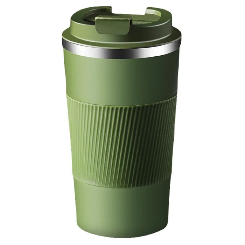 Custom Logo 380ml/510ml travel coffee tumbler custom double wall vacuum coffee cups insulated stainless steel coffee mugs