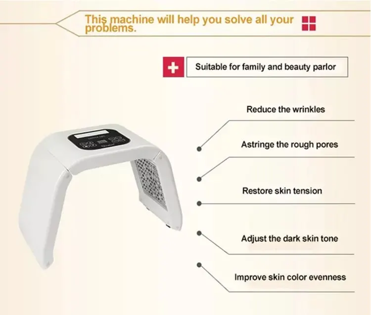 Facial Care Beauty Instrument Led Pdt Beauty Machine Pdt Light Therapy