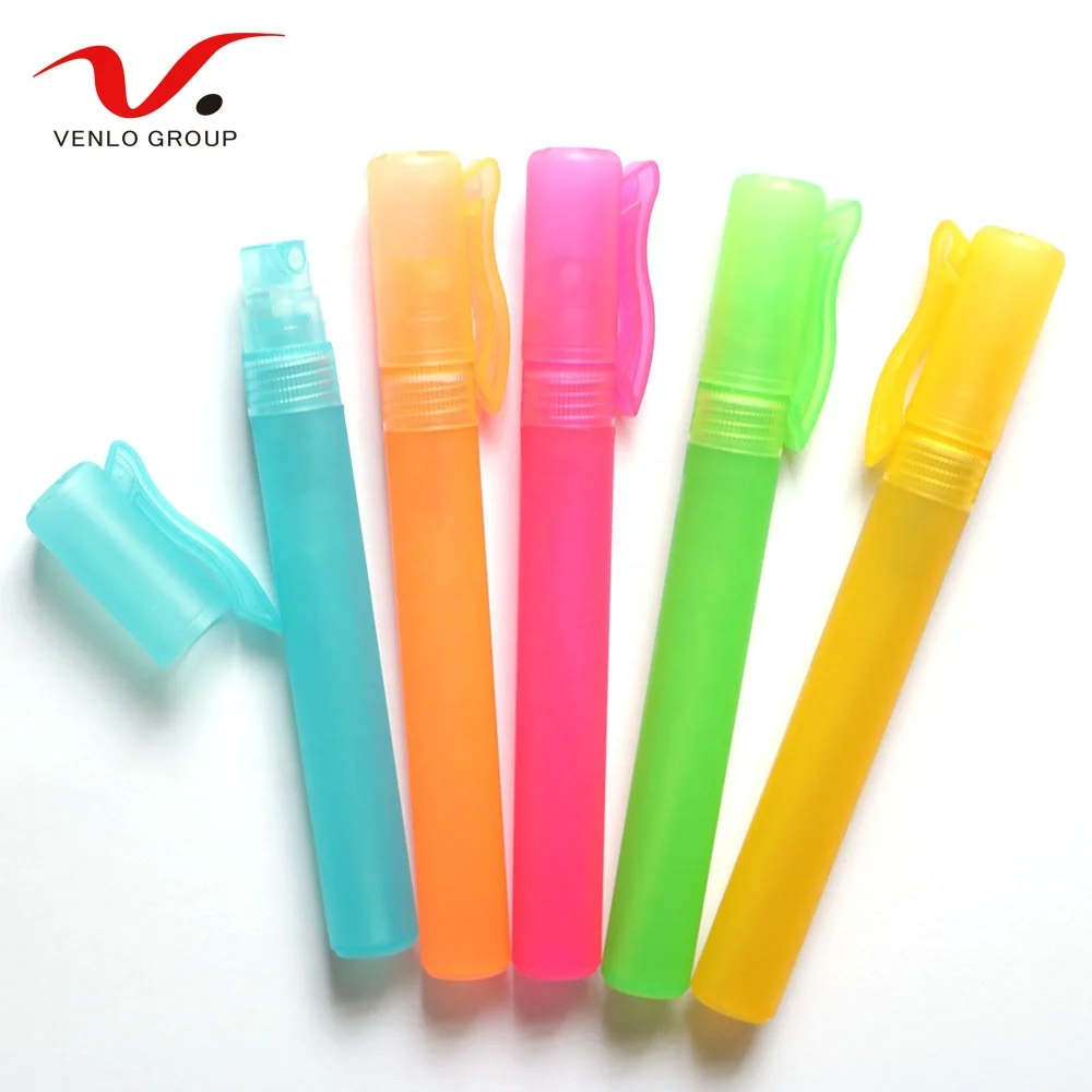 
Wholesale Empty 3ml 5ml 8ml 10ml 12ml 15ml 20ml pocket plastic pen perfume spray bottle 