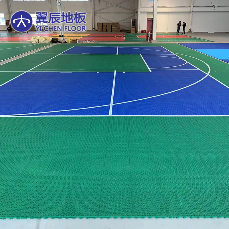 100 Virgin PP Material pickleball court mat Professional tennis court floor