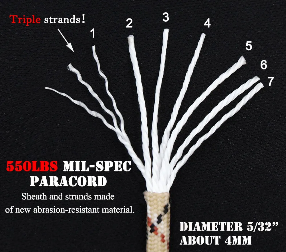 Hot Sale Custom Paracord Charms Paracord Box Paracord For Guns