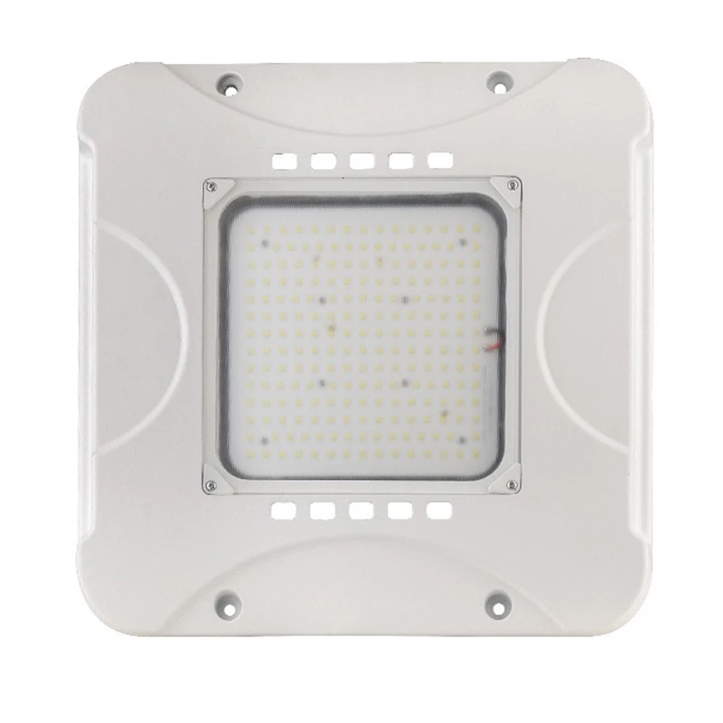 Gas Station Ceiling Downlight IP65 Surface Mounted 50W 6000K 0-10V Dimmable LED Canopy Light