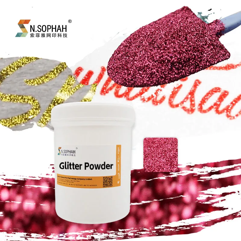 Factory Direct Sales T Shirt Printing Screen Printing Glitter Powder For Garment Printing