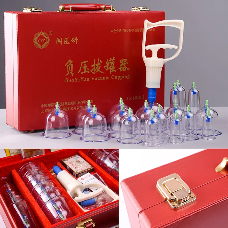 27 Pieces Body Massager Suction Cups jar hijama therapy vacuum professional cupping set