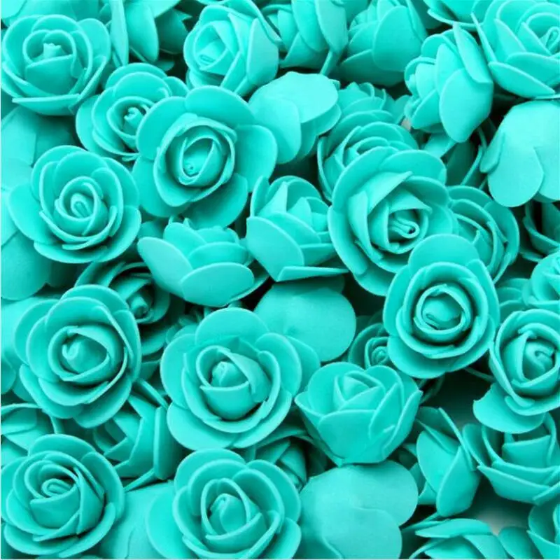 DIY Artificial Mini PE Foam Rose Flower Head Handmade DIY Wedding Home Decoration