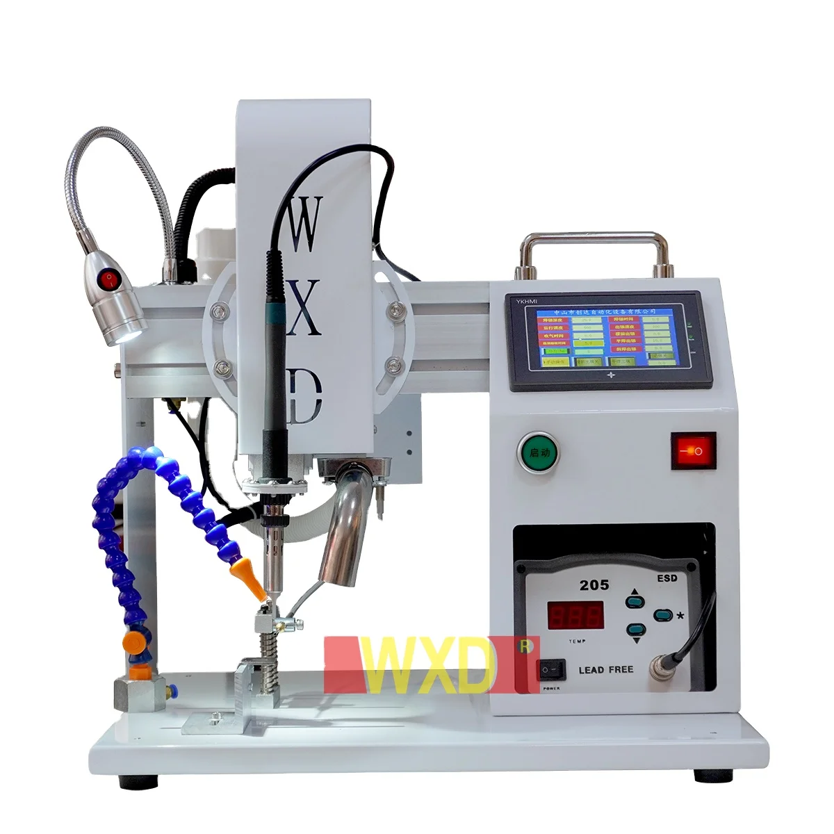 Semi-automatic LED light strip soldering tinning machine
