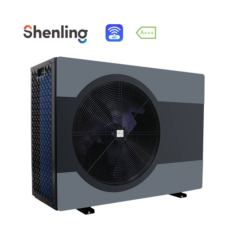Shenling A+++ Stainless Steel Low Noise Air Source 6KW DC Inverter Compressor Heat Pump