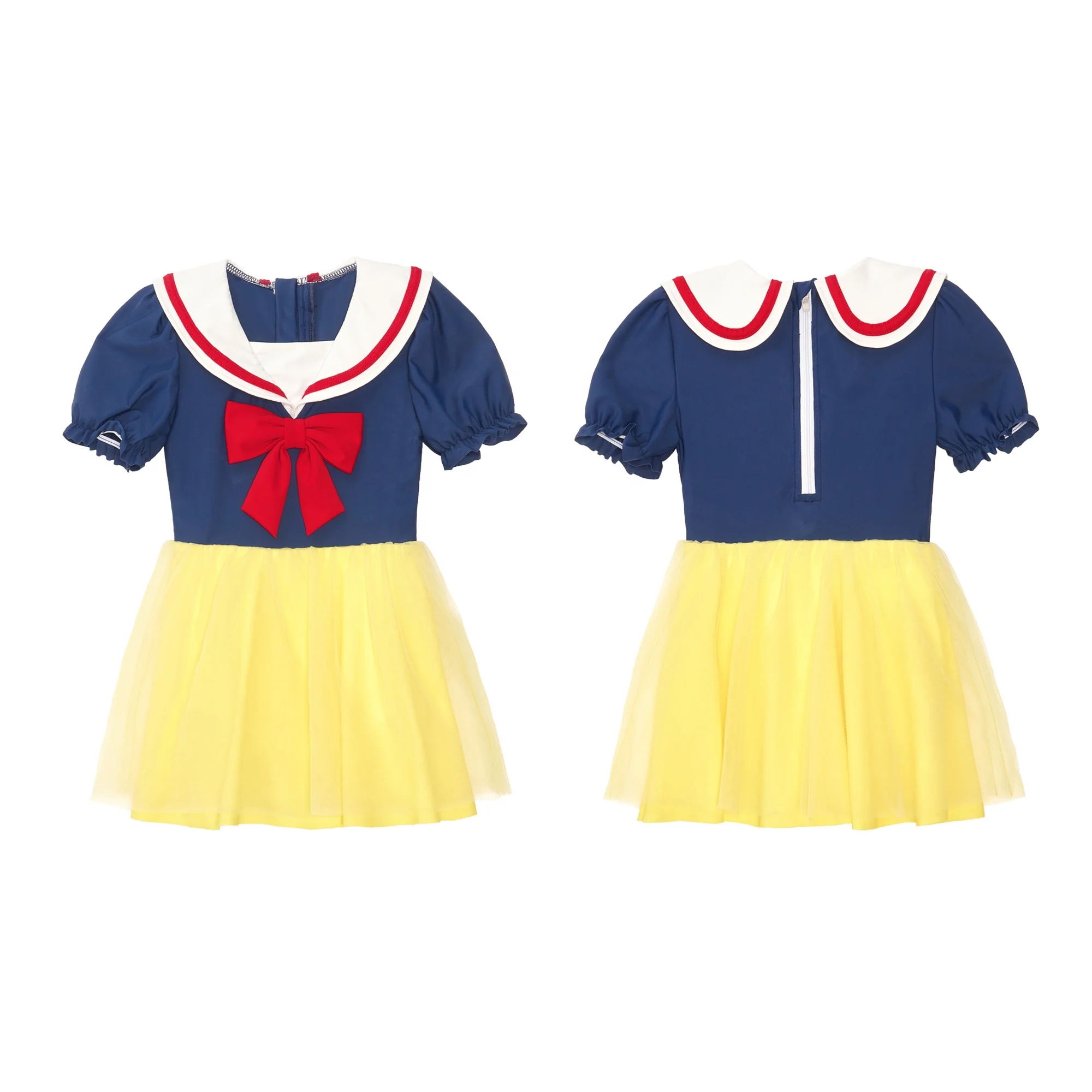 Summer Kids Swimsuit Dress 2024 Cute High Quality With Skirt Swimwear For Girls Baby Toddler Children Beachwear One Piece OEM