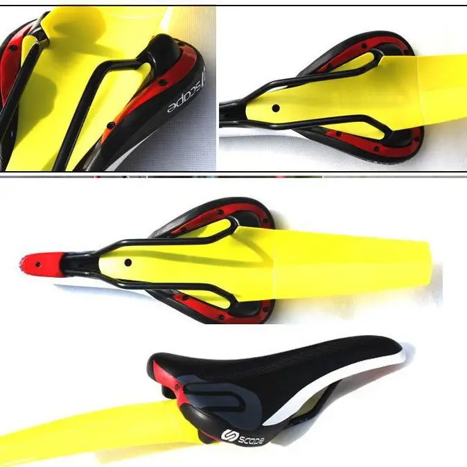 Bicycle saddle fender road mtb mountain bike rear mudguard wing plastic cycling saddle mudguards parts