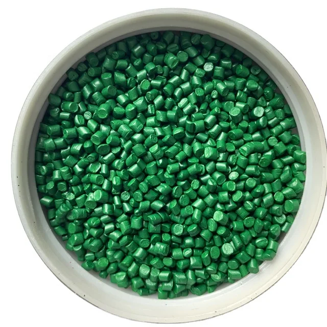 Professional Masterbatch Supplier Bright Blowing Film Molding Grade Green Plastic Masterbatch JZ Masterbatch