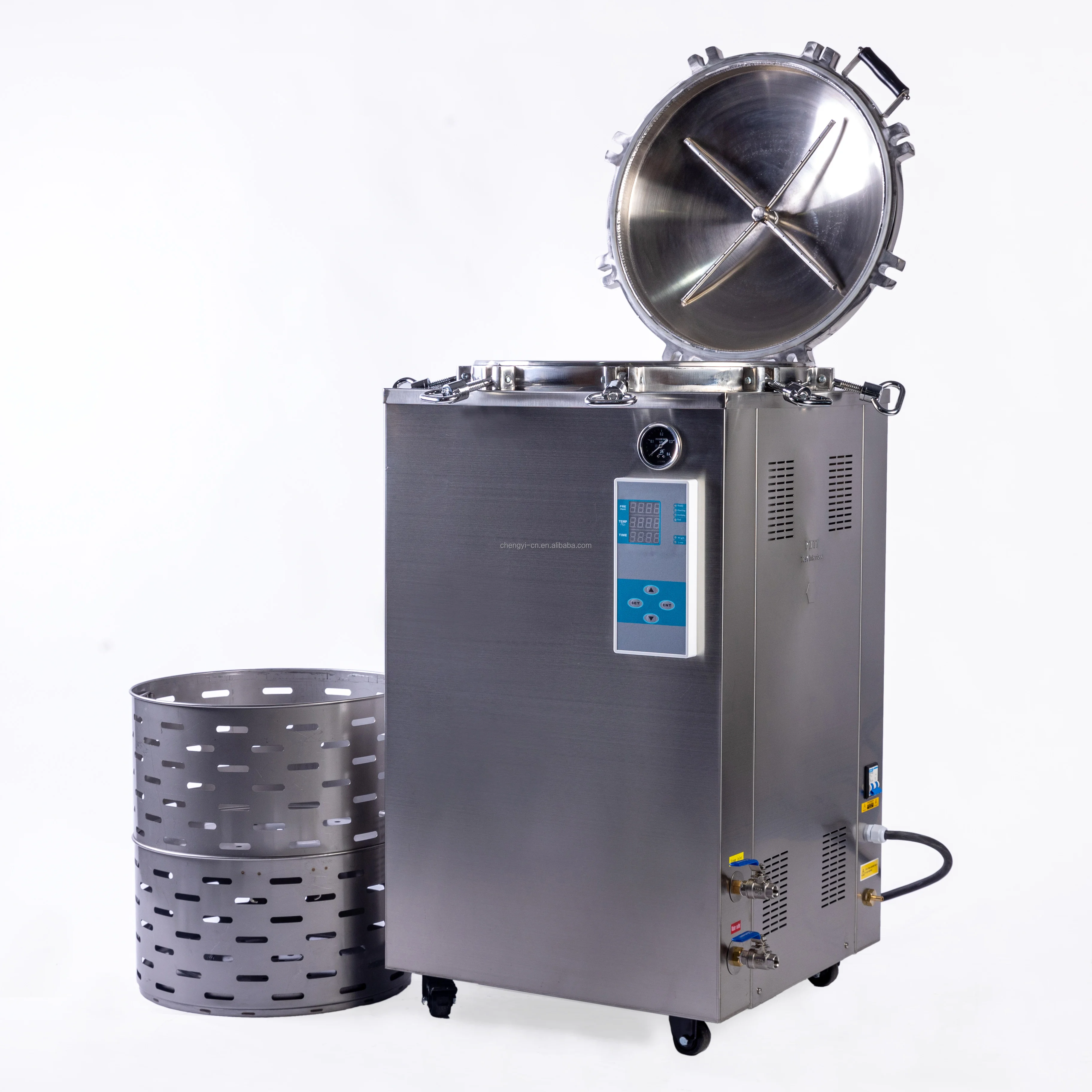Automatic Vertical Pressure Steam Sterilizer autoclave mushroom