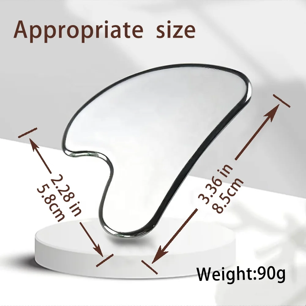 Guasha facial tools Stainless Steel Beauty skin Massage scraping board lymphatic drainage lift skin Gua sha
