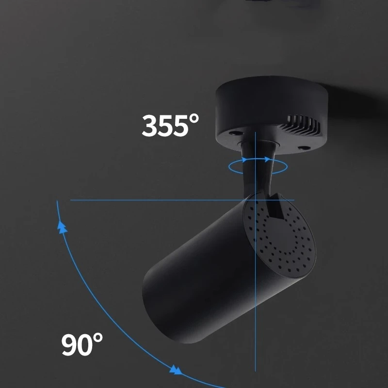 Adjustable Angle household ceiling type track light spotlight LED ceiling light downlight