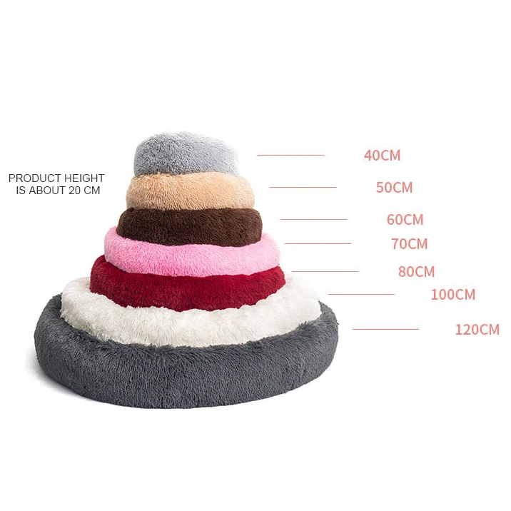 Machine Washable Pet Mat Orthopedic Joint Relief Fluffy Cuddler Removable Cover Cat Dog Bed
