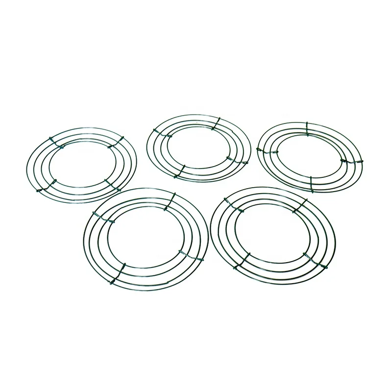 Factory Sales Florist Wire Wreath Rings To Make Christmas Wreath For Christmas Wreath Decoration