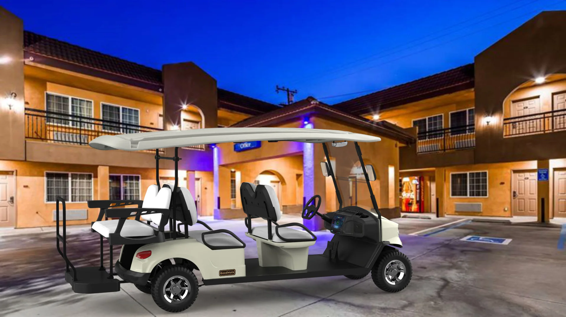 Sightseeing Club Buggy Classic Electric Vintage Golf Car street legal electric carts