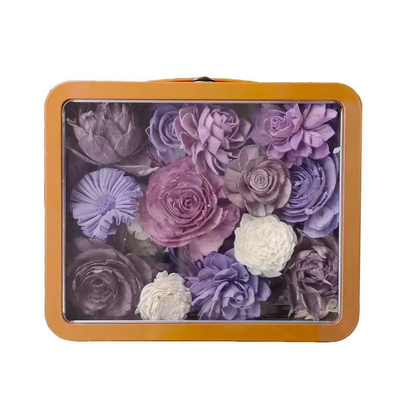 
50 Pack of Sola Wood Flower Assortment For Home Decor/All Special Occasions 
