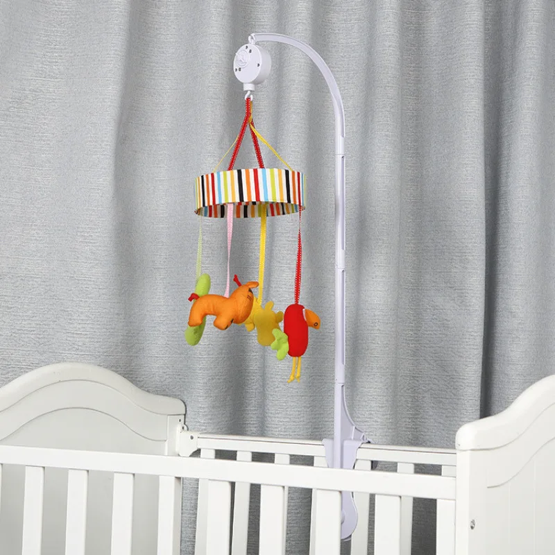 wholesale ins baby crib mobile bed bell holder arm bracket wind-up music box holder baby bed stent set nut screw 28 inch holder