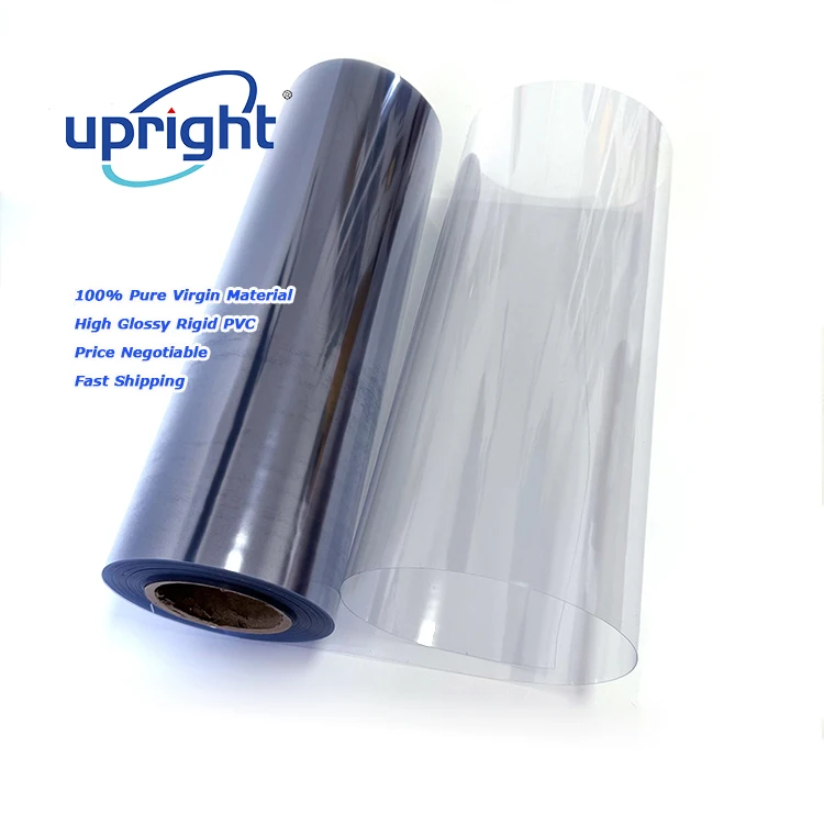 Large manufacturer custom wholesale clear rigid pvc plastic sheets transparent flex pvc vinyl film roll