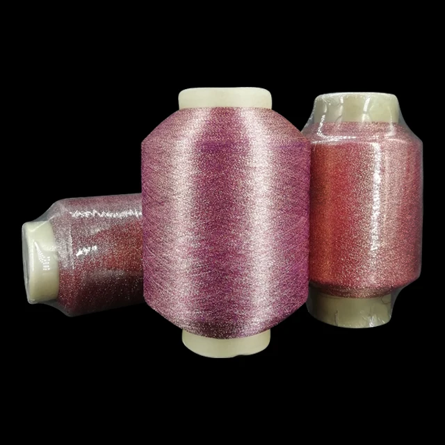 Ms Type Gold Embroidery Polyester Metallic Yarn For Weaving made in China sequin yarn